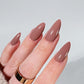 Mocha Mousse | Pantone Color of 2025 | Custom Press On Nails