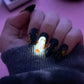Glowy Ghosts | Glow In Dark | Halloween Custom Press On Nails