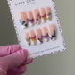 Mariposa | French Tip Butterflies | Custom Press On Nails