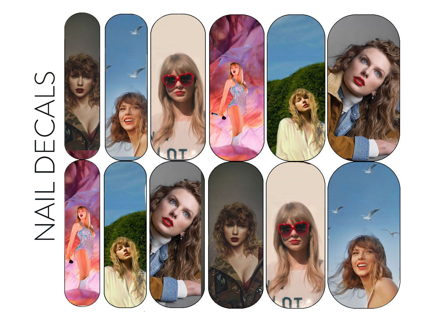 Taylor | Waterslide Nail Decals